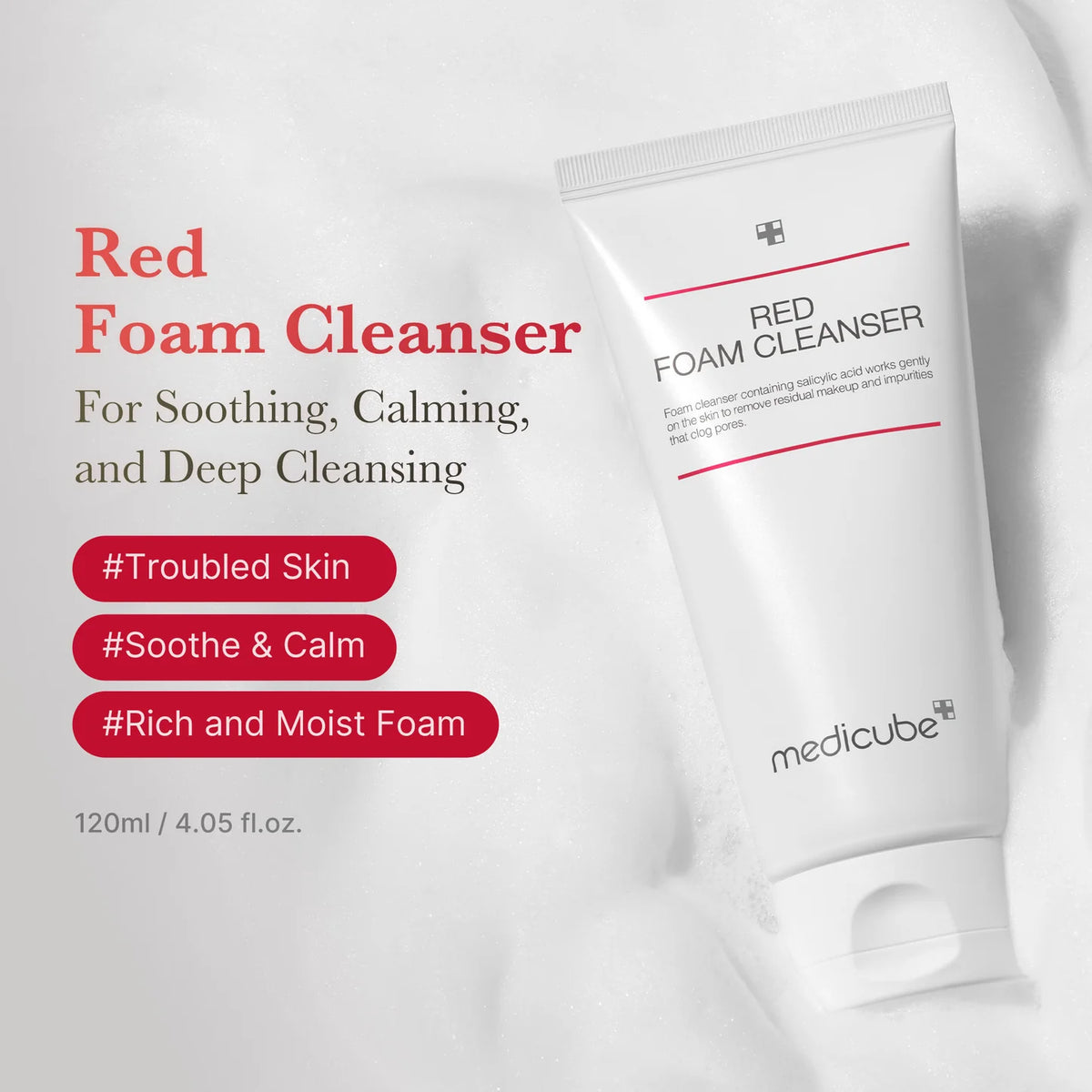 [Meducube] Red Foam Cleanser