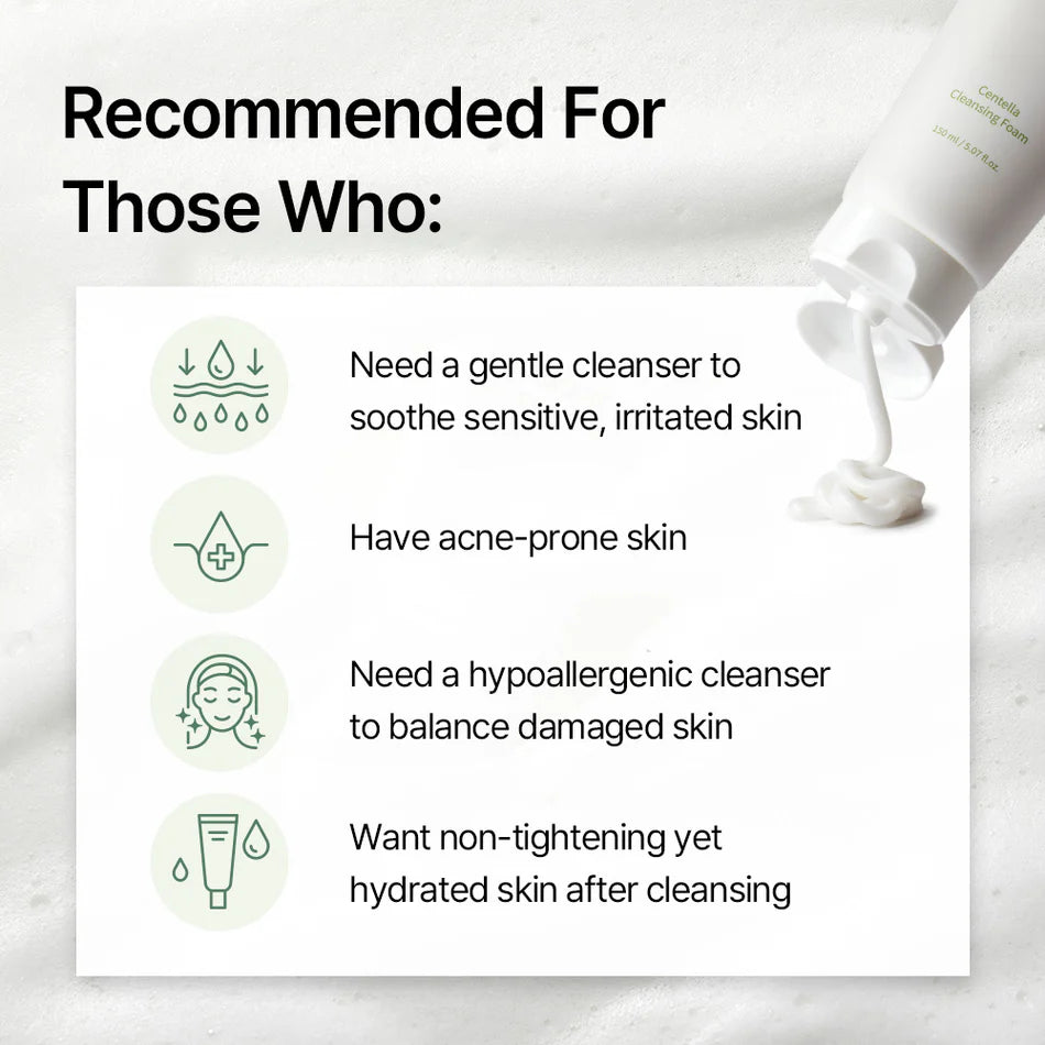 [MIXSOON] Centella Cleansing Foam