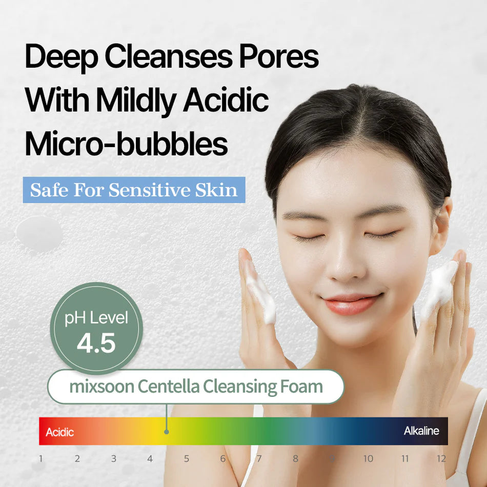 [MIXSOON] Centella Cleansing Foam