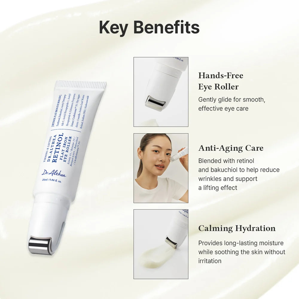[Dr. Althea] Retinol Flat Iron Eye Roller