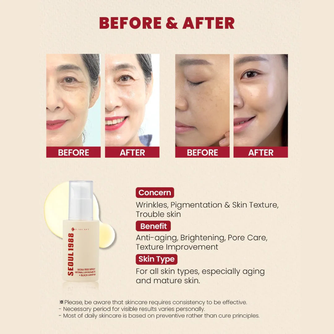 [K-SECRET] SEOUL 1988 Serum : Retinal Liposome 2% + Black Ginseng