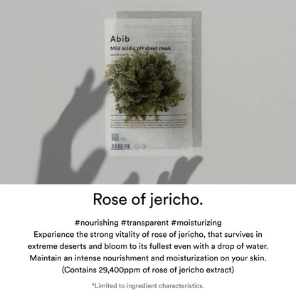 [Abib] Mild Acidic PH Sheet Mask Jericho Rose