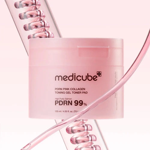[Medicube]  PDRN PINK Collagen Toning Gel Toner Pad