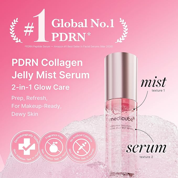 [Medicube] PDRN Pink Collagen Glow Jelly Mist Serum