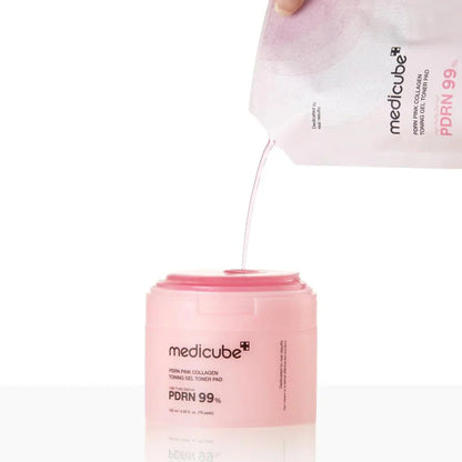 [Medicube]  PDRN PINK Collagen Toning Gel Toner Pad