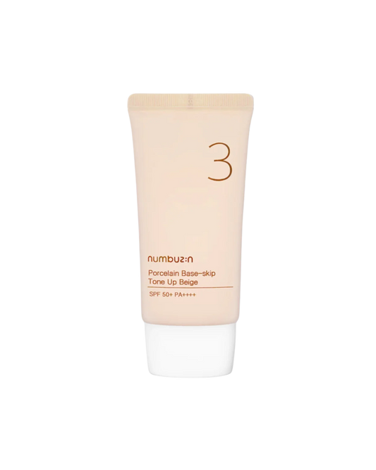 [Numbuzin] Porcelain Base-skip Tone Up Beige n°3
