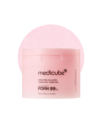 [Medicube]  PDRN PINK Collagen Toning Gel Toner Pad