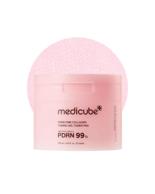 [Medicube]  PDRN PINK Collagen Toning Gel Toner Pad