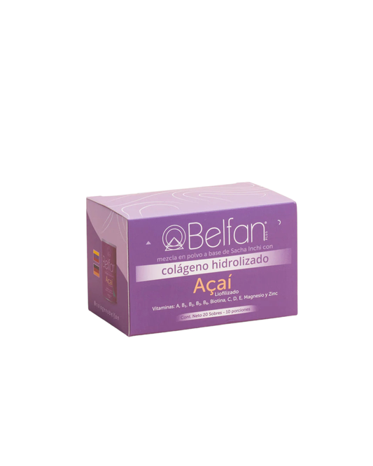 [Belfan] Colágeno Hidrolizado Açaí  x 20 sobres
