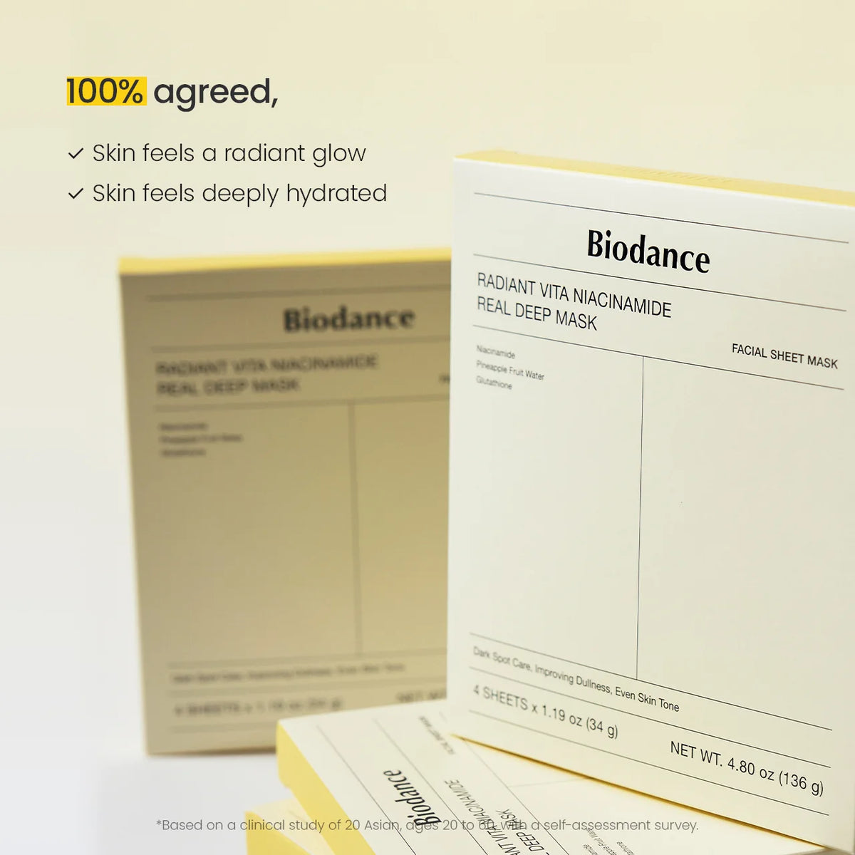 [Biodance] Radiant Vita Niacinamide Real Deep Mask