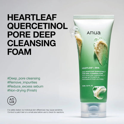 [Anua] Heartleaf Quercetinol Pore Deep Cleansing Foam
