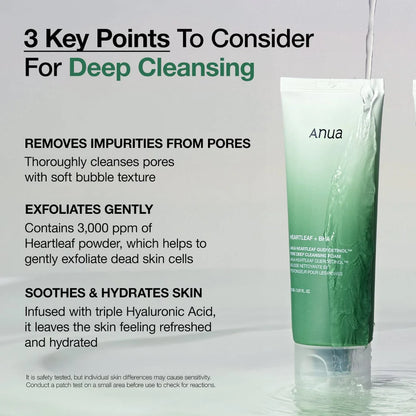 [Anua] Heartleaf Quercetinol Pore Deep Cleansing Foam