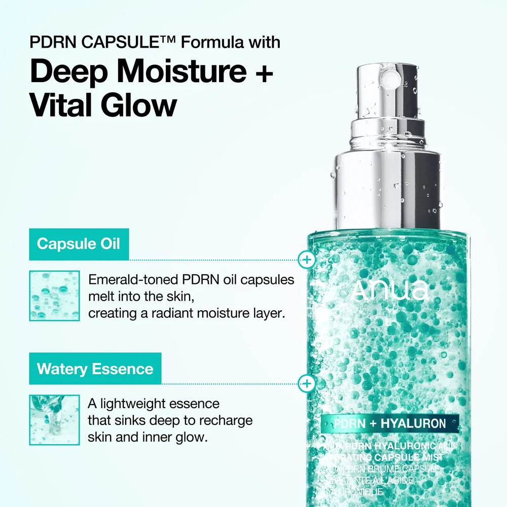 [Anua] PDRN Hyaluronic Acid Hydrating Capsule Mist