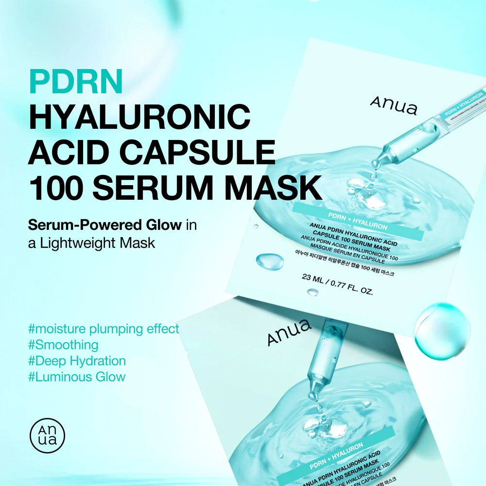 [Anua] PDRN Hyaluronic Acid Capsule 100 Serum Mask