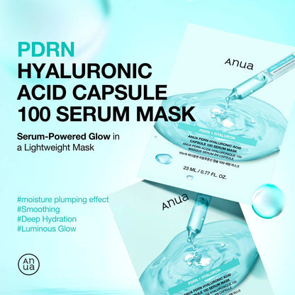 [Anua] PDRN Hyaluronic Acid Capsule 100 Serum Mask